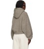 Худи Fear Of God Essentials Brown Holiday Heavy Waffle 90s Hoodie