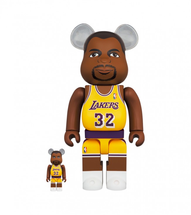Bearbrick NBA Magic Johnson 100% & 400%