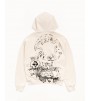 Худи Stussy Skulls Zip Hoodie Pigment Dyed Bone