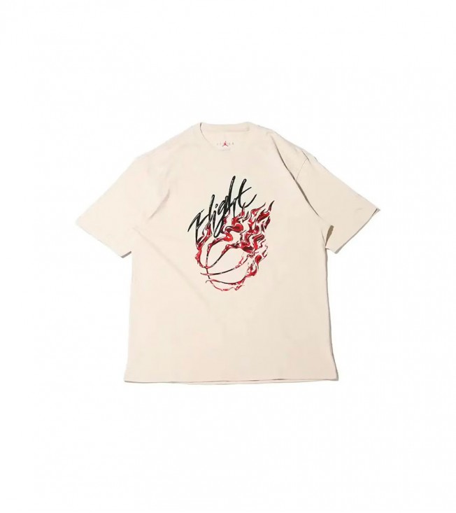 Футболка Jordan x Travis Scott Flight Graphic Tee Cream