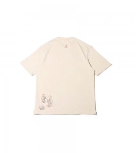 Футболка Jordan x Travis Scott Flight Graphic Tee Cream - Фото №2