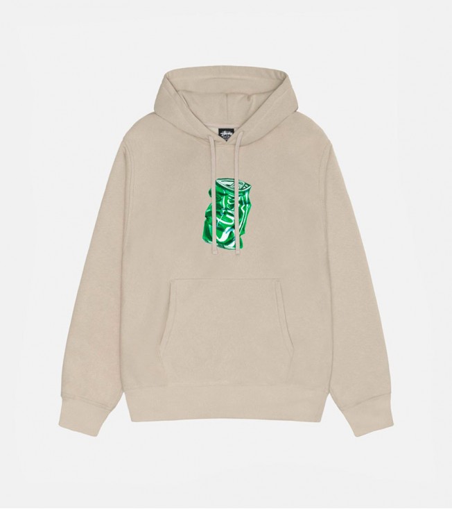Stussy Soda Can Hoodie Khaki