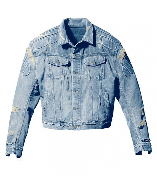 Куртка Yeezy Gap Engineered by Balenciaga Padded Denim Jacket Blue