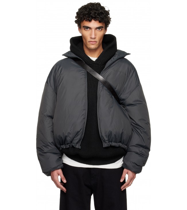 Куртка Fear Of God Essentials Gray Holiday Ripstop Nylon Puffer Down Jacket
