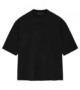 Футболка Fear of God Essentials Small Logo Tee Jet Black