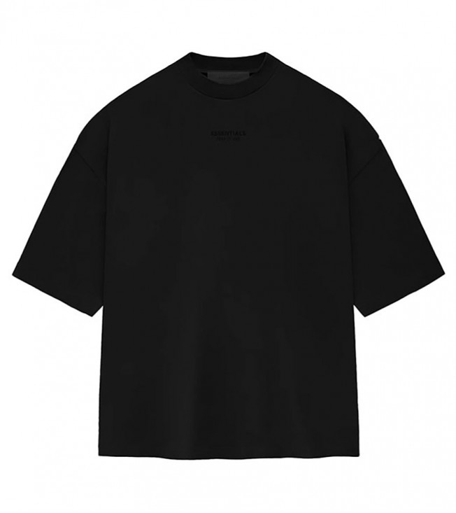 Футболка Fear of God Essentials Small Logo Tee Jet Black
