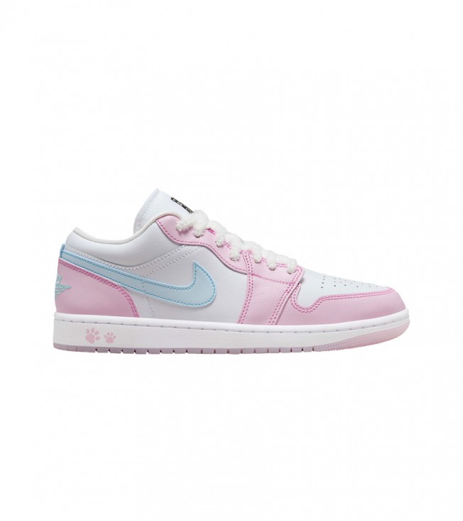 Jordan 1 Low SE Paw Print Pink Foam WMNS