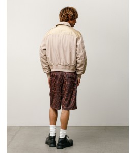Куртка Stussy Mock Neck Flight Bomber Khaki - Фото №2