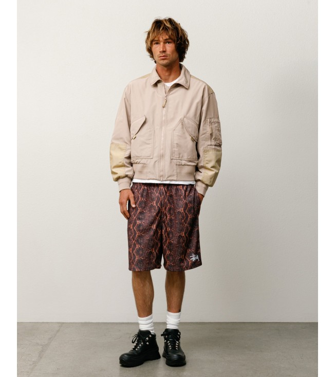 Куртка Stussy Mock Neck Flight Bomber Khaki