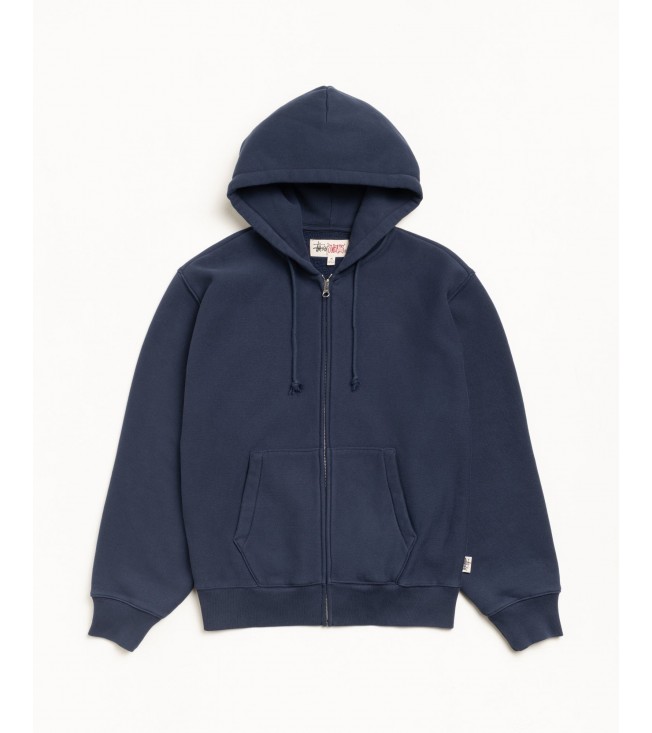 Худи Stussy Fleece Zip Hoodie Navy