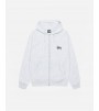 Худи Stussy Basic  Zip Hoodie Ash Heather