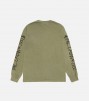 Stussy Intl Crew Ls Tee Pigment Dyed Olive