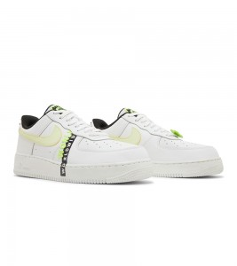 Nike Air Force 1 '07 Worldwide White Volt - Фото №2