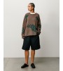 Свитер Stussy Floral Roll Neck Sweater Brown