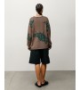 Свитер Stussy Floral Roll Neck Sweater Brown
