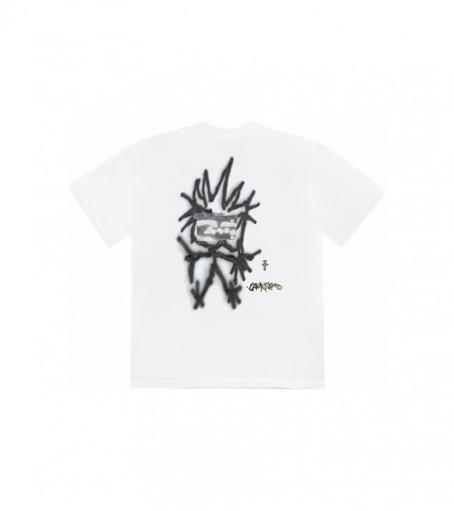 Travis Scott Whiteout Tee White