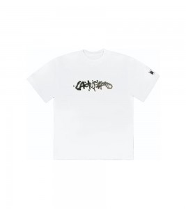 Travis Scott Whiteout Tee White - Фото №2