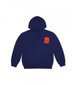 Худи Travis Scott x McDonald's Up All Night Sticker Navy - Фото №2