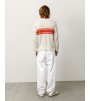 Свитер Stussy Lightweight Striped Sweater Bone
