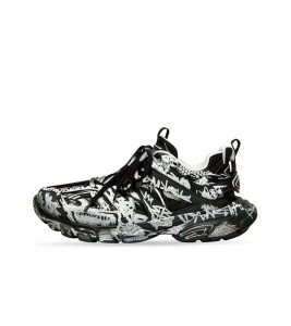 Balenciaga Track Graffiti Black White - ???? ?20