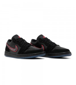 Кроссовки Air Jordan 1 Low Black Red Orbit - ???? ?20