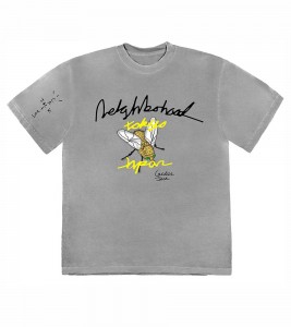 Футболка Travis Scott Cactus Jack x Neighborhood Carousel T-Shirt Grey - Фото №2