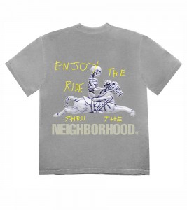 Футболка Travis Scott Cactus Jack x Neighborhood Carousel T-Shirt Grey