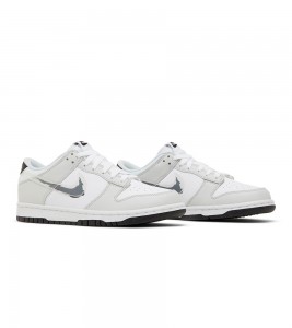 Nike Dunk Low Glitch Swoosh White Grey (GS) - ???? ?20