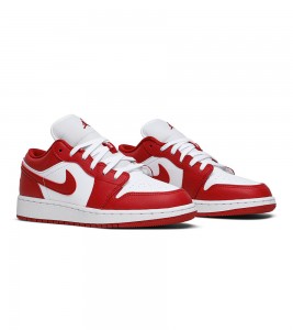 Кроссовки Air Jordan 1 Low Gym Red White GS - ???? ?20