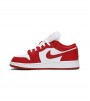 Кроссовки Air Jordan 1 Low Gym Red White GS