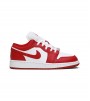 Кроссовки Air Jordan 1 Low Gym Red White GS