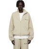 Куртка Fear Of God Essentials Taupe Modern Fit Fleece Track Jacket