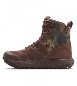 Мужские Under Armour Micro G Valsetz Leather Waterproof Camo Tactical Boots - Фото №2