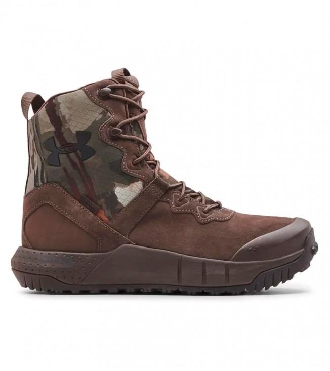 Мужские Under Armour Micro G Valsetz Leather Waterproof Camo Tactical Boots