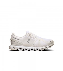On Running Cloud 6 Wide White White Wmns