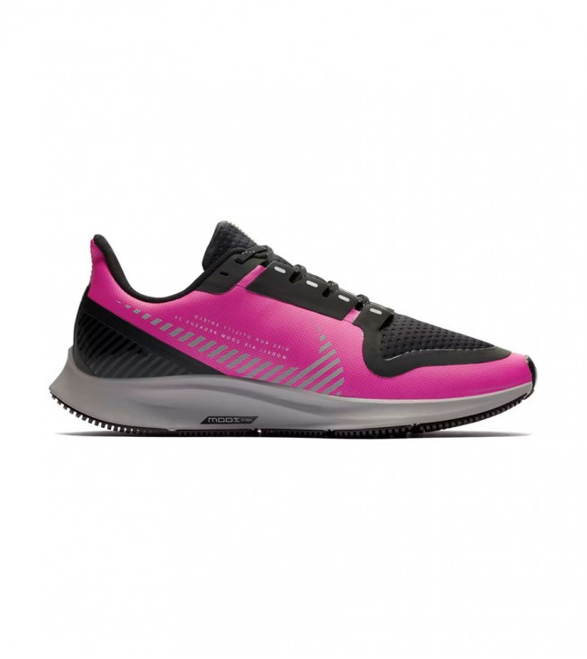 Nike Air Zoom Pegasus 36 Shield Fire Pink Silver Black WMNS
