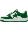 A Bathing Ape Bape Sta Patent Leather Green White