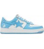 A Bathing Ape Bape Sta Patent Leather Blue White