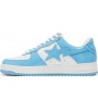 A Bathing Ape Bape Sta Patent Leather Blue White