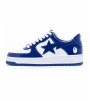 A Bathing Ape Bape Sta Patent Leather White Blue