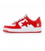 A Bathing Ape Bape Sta Patent Leather White Red