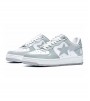 A Bathing Ape Bape Sta Patent Leather White Grey