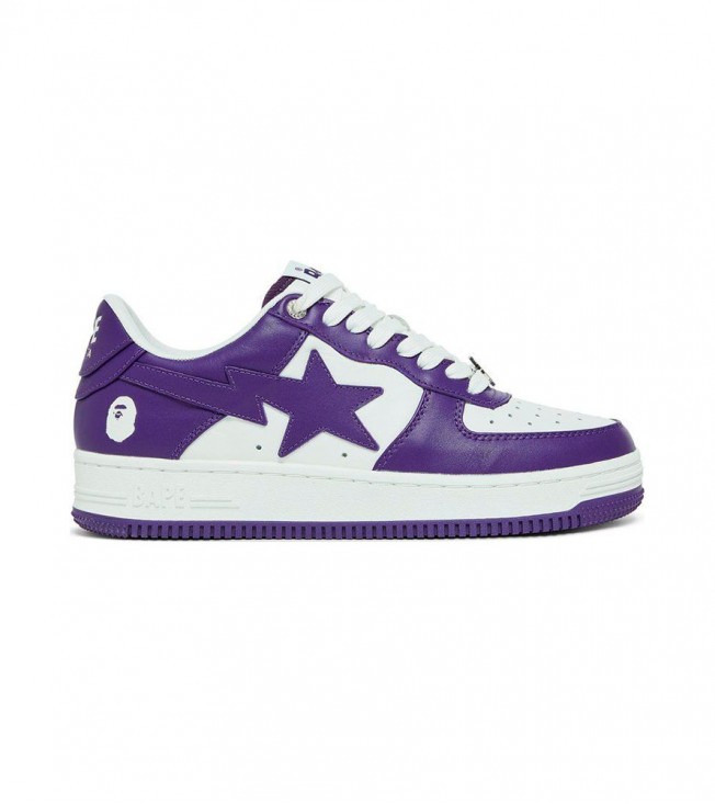 A Bathing Ape Bape Sta White Purple