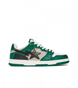 A Bathing Ape Bape SK8 Sta Green Grey