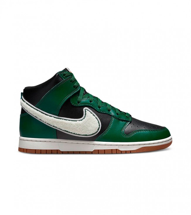 Nike Dunk High Chenille Swoosh Gorge Green