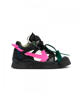 Off-white New Mid Sponge Black Fuchsia