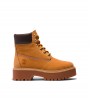 Timberland Stone Steet 6 Inch Premium Platform Waterproof Boots Wheat Nubuck Wmns