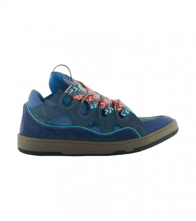 Lanvin Curb Sneakers Taurus Blue