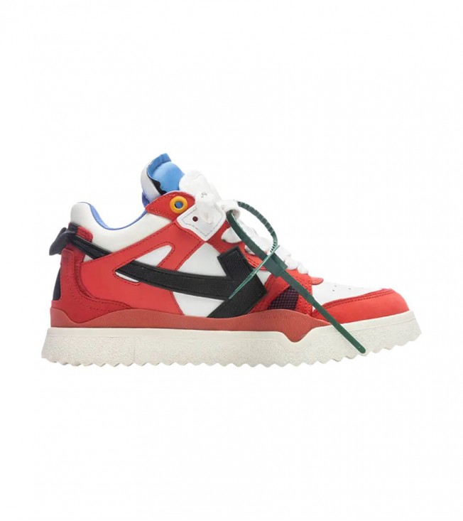 Off-white New Mid Sponge Red Black Blue