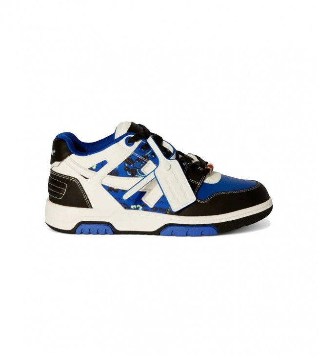 Off-white Out Of Office Ooo Low Tops Blue Bandana